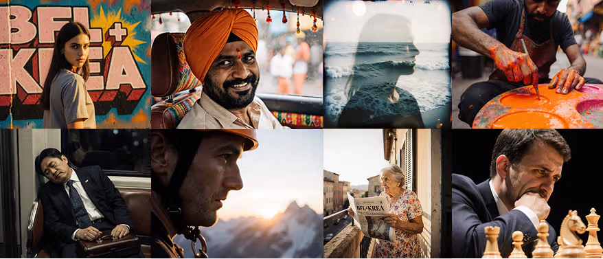 Non AI image generation technology - creating natural photos without artificial look